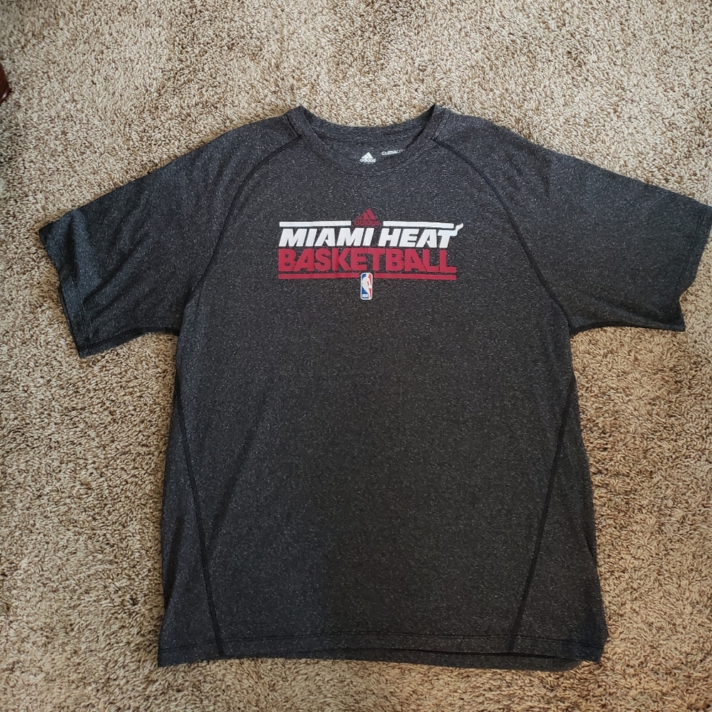 Miami Heat Adidas Climalite on-court shirt